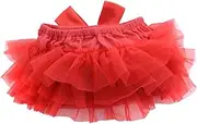 CHILDWEET Newborn Tutu Skirt Flower Headband Girls Photo Accessory Satin Elastic Waistband Skirt Baby Birthday Dress