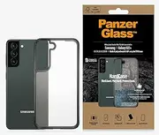 PanzerGlass Samsung Galaxy S22+ HardCase Crytal - Black (0372), 2 x military grade (MIL-STD-810H), Compatible with wireless charging