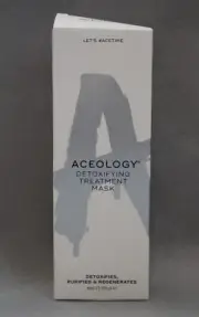 Aceology Detoxifying Treatment Mask 65mL 2.19floz Purifies Regenerates NEW NIB