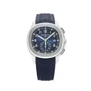 Patek Philippe Aquanaut 5968G-001 White Gold Blue Dial Men's Watch (2024)