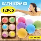 12X Aromatherapy Bath Bombs Spa Bubble Essential Oil Bath FizziesOrganic Natural