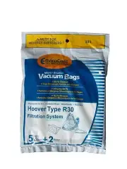 Hoover R30 Allergy Vacuum BAG + 2 Filters 5PK