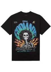 God Made Project Printed Cotton T-shirt - Black XL