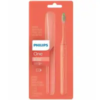 在飛比找momo購物網優惠-【Philips 飛利浦】電池式電動牙刷 珊瑚橘 超輕便旅行