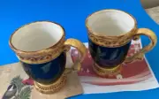 Raymond Waites Certified International Pompeii 2 Tea/Coffee Mugs Grape Leaves