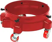 Bucket Dollys - Heavy Duty Rolling Bucket Cart, Car Wash Bucket Roller | Industrial Utility Trolley with Wheels, Mobile Cleaning Scuttle Holder, Durablee Casters for Garage Workshop Detailing Bay