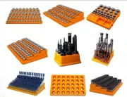 Metal Chuck Collecting Box Storage Case Plastic CNC Machine Bits Holder Rack