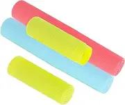 SEWOART 3pcs Portable Travel Toothbrush Case Macaron Stripe Design Compact Toothbrush Holder for Outdoor Storage and Organization for Home and Travel Use