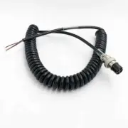 Microphone Coiled Replacement Cord Cable 4Pin For Pr550 Pr3100 Car Walkie Talkie