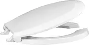 [Centoco] 460STS-001 Plastic Round Toilet Seat with Open Front, White