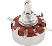 Aexit 470K (Potentiometer) ohm 2W Watt 6mm Round Shaft Rotary Wire (58ry10qf376) Wound Potentiometer