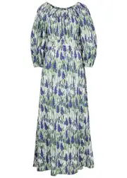 Bernadette Bobby Printed Stretch-cotton Maxi Dress - Multicoloured - 14 14