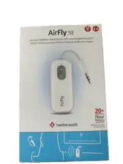 New Twelve South AirFly SE Bluetooth Wireless Audio Transmitter Receiver