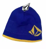 VOLCOM VINTAGE REVERSABLE KNITTED BEANIE CAP HAT BRAND NEW WITH TAGS MADE IN AUS