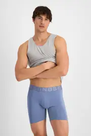 [Bonds] Bonds Men's Chafe Off Trunk in Smokey Blue Size: Large L Smokey Blue