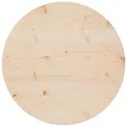 vidaXL Table Top Ø60x2.5 cm Solid Wood Pine