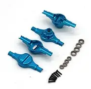 RC Remote Control Car Compatible with 1/16 Jimny Suzuki Metal Upgrade Accessories Front and Rear Axle Housing with Bearing (Color : Blue)