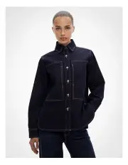 [Witchery] Denim Pocket Shirt in Raw Denim