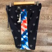 Men's Rip Curl Mirage Freebird Mid Length Patriotic Flag Boardshorts Size 29 NWT