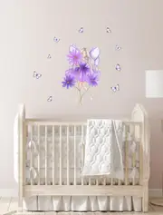 Fairy Fun Australian Design Hand Painted Peel & Stick, Removable Wall Decal. Nursery, Kids Playroom, Kids Teens Bedroom