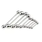 9Pcs Barbell Labret Lip Eyebrow Tongue Navel Ear Stud Ring Body Piercings