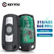 Replacement 868mhz 3 Buttons Control Car Smart Remote Control Key Kr55wk49123 For Bmw E60 E61 E70 E71 E72 E81 E82 E87 E88