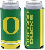 WinCraft NCAA Oregon Ducks Slim Can Cooler, Stubby Holder, Team Colors, One Size