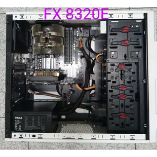 便宜出售 AMD FX8320E 8核心8執行緒  二手整新電腦主機 內含ssd 獨顯