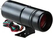 RAYWE Adjustable Tachometer 1K-11K RPM Tacho Gauge Aluminum Shift Light Blue/Red LED Light Black Surface