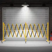 Industrial Expandable Metal Barricade Adjustable Traffic Fence Safety Barrier US
