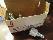 1/4" x 3/8"NPT Female Steel Industrial Interchange Plug QTY 4