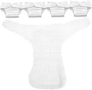 HIAKDOFT 5pcs Cotton Nappy Liners for Cloth Diapers Soft Washable Quick-drying Insert Pads s Months up for Daily Use Go Convenience