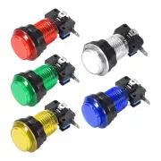 Game Push Button 12V LED Push Button Switch with Micro switch 5 Colors 10pcs