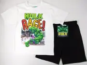 NWT Marvel The Incredible Hulk Rage! 2 Pc. T-Shirt & Shorts Play Set Outfit, 6