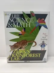 Zurks Rainforest Lab Life Science & Math CD-ROM 1999 Mac Ages 5-9 Sealed Big Box