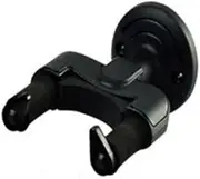 MUELODSIC Guitar Wall Mount Hanger Holder Hook for Electric Guitar Acoustic Guitar Mandolin Ukulele Durable Black Easy to Install with Thick Support Arms Fits Headstock
