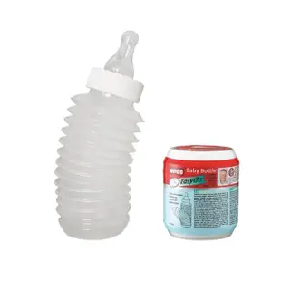 【AMOS】拋棄式奶瓶250ml 拋棄式紙奶粉袋360ml(12入)