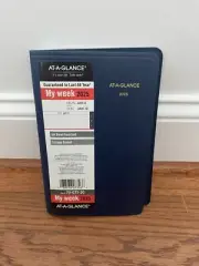 At-A-Glance 2025 70-075-20 Calendar Planner Weekly New Year Navy Blue