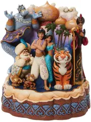 Disney Traditions Aladdin Carved By Heart Arabian Nights Wondrous Place Jim Shore Figurine