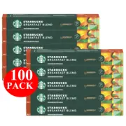 Starbucks By Nespresso Blonde Espresso Roast Coffee Pods Capsules 100 Pack