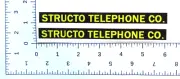 Structo TELEPHONE TRUCK water slide decal SHIPPING W/TRACKING