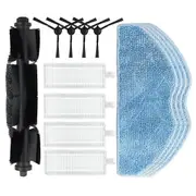 For Rowenta Tefal X-Plorer Serie 75 S+ / RG8597WH Roller Side Brush Hepa Filter Mop Cloths Robot Vac