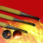 3Pcs Wood Carving Knife Bent Spoon Gouge Hand Chisel Set Woodworking Tools Kit