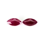 Burma (Myanmar) Marquise Red Ruby Pair 2.00CT