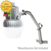 100-Watt Silver Outdoor Dusk to Dawn Area Light with Metal Halide Bulb