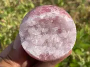 Natural strawberry crystal ball quartz crystal energy healing sphere