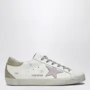 [Golden Goose] White/Purple/Platinum Super-star low-top sneaker 36 IT White