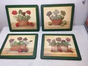 Lady Clare Placemats A CHURCHILL Flowers and fruit set of 4 New in Box