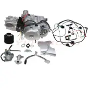 125cc Engine Motor 3+1 Reverse + Wiring Harness for ATC70 ATC110 TRX90 ATV Quads