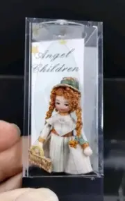 MINT Dollhouse Miniature Ethel Hicks Angel Children "Anne" of Green Gables